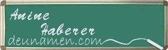 Anine Haberer Visitenkarte